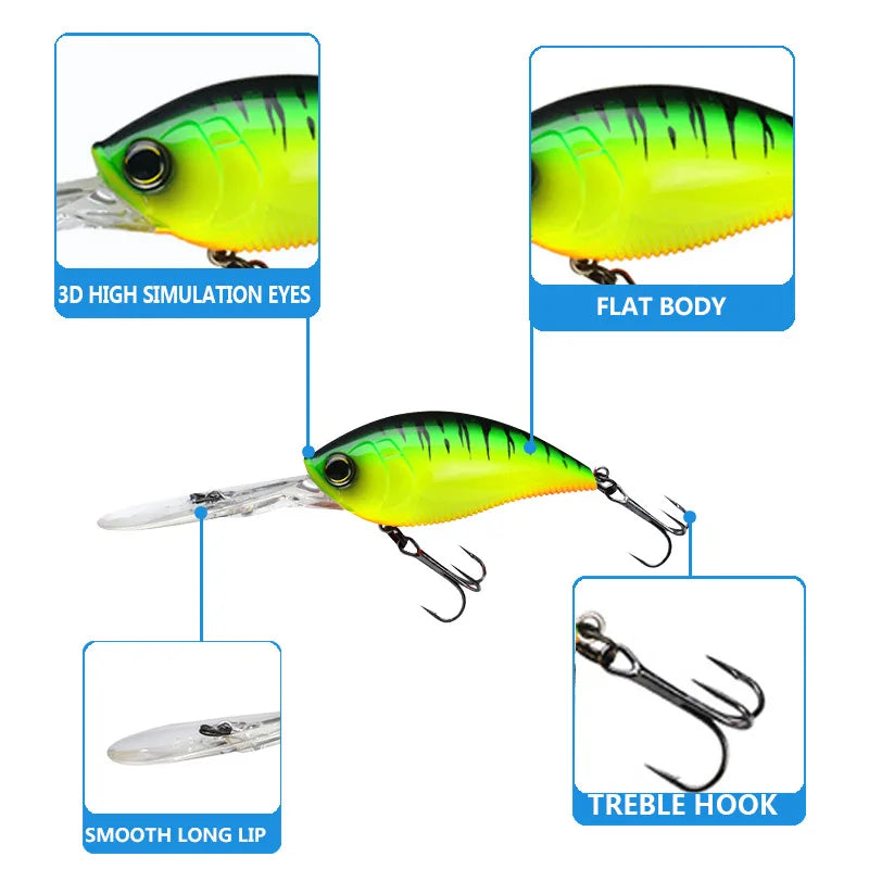 Floating Crankbait (1-4' Depth) - Duke's Fishing Supply