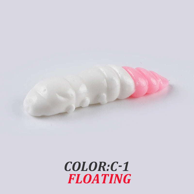 Pupa Larvae Soft Plastic Lure (18/pk) - Duke's Fishing Supply