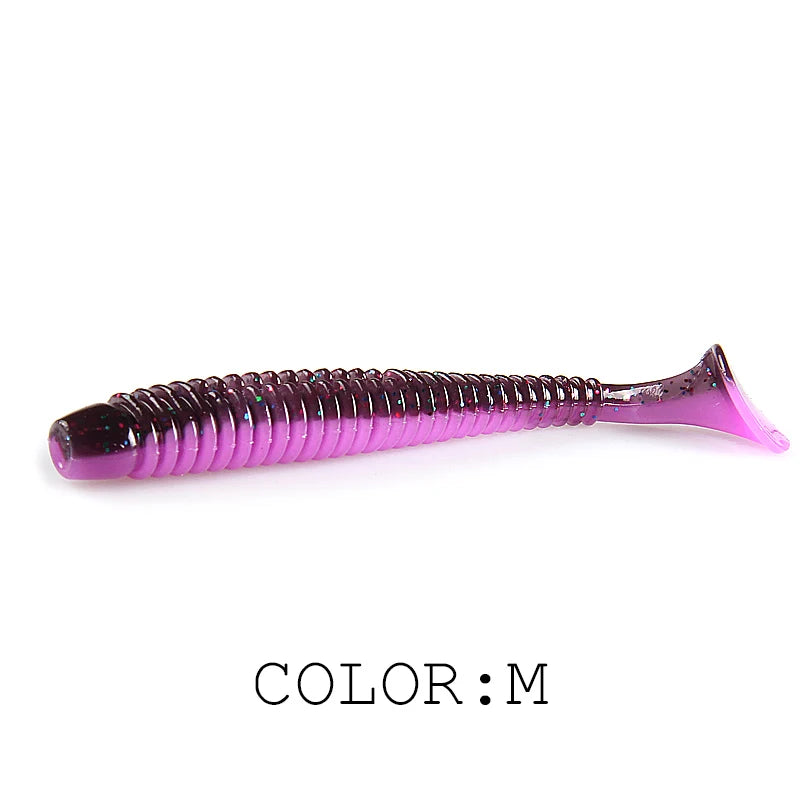 Ribbed Paddletail Swimbait - Duke's Fishing Supply