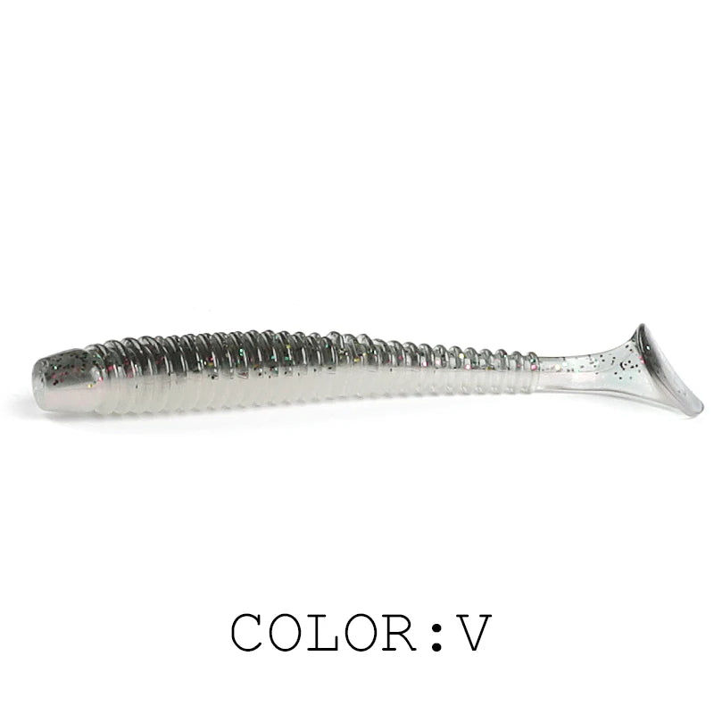 Ribbed Paddletail Swimbait - Duke's Fishing Supply