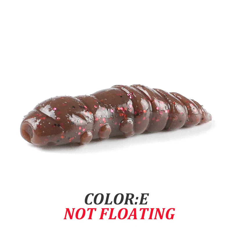 Pupa Larvae Soft Plastic Lure (18/pk) - Duke's Fishing Supply