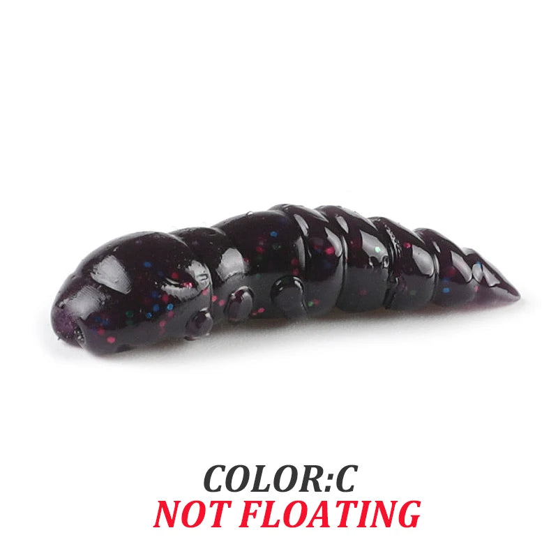 Pupa Larvae Soft Plastic Lure (18/pk) - Duke's Fishing Supply