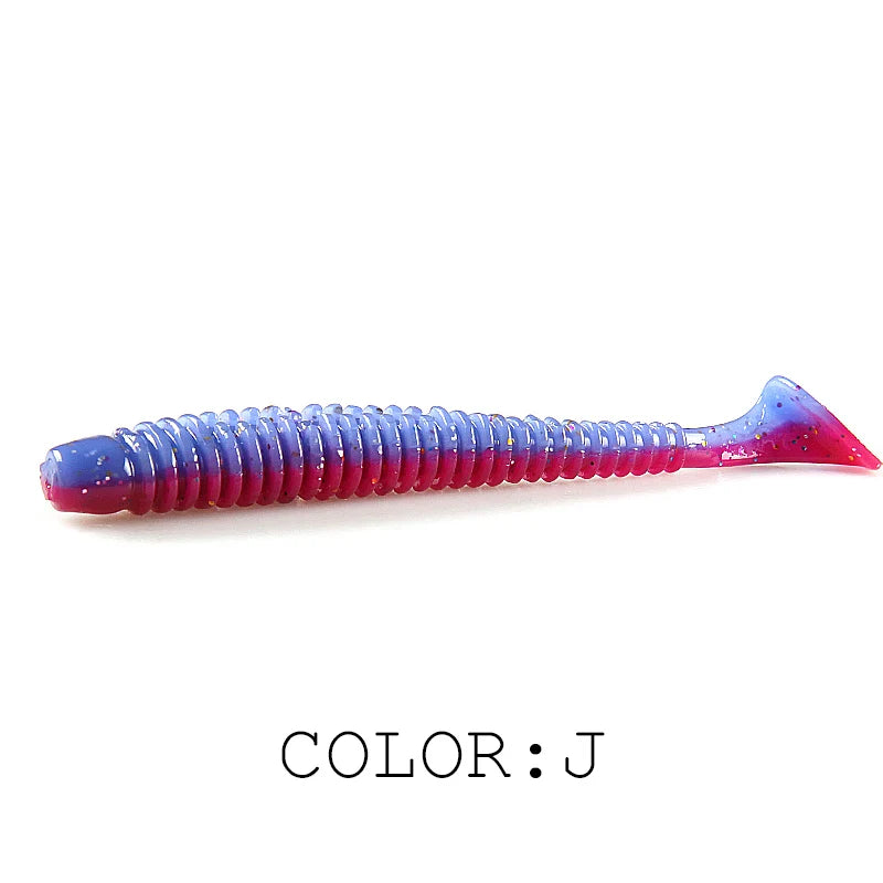 Ribbed Paddletail Swimbait - Duke's Fishing Supply