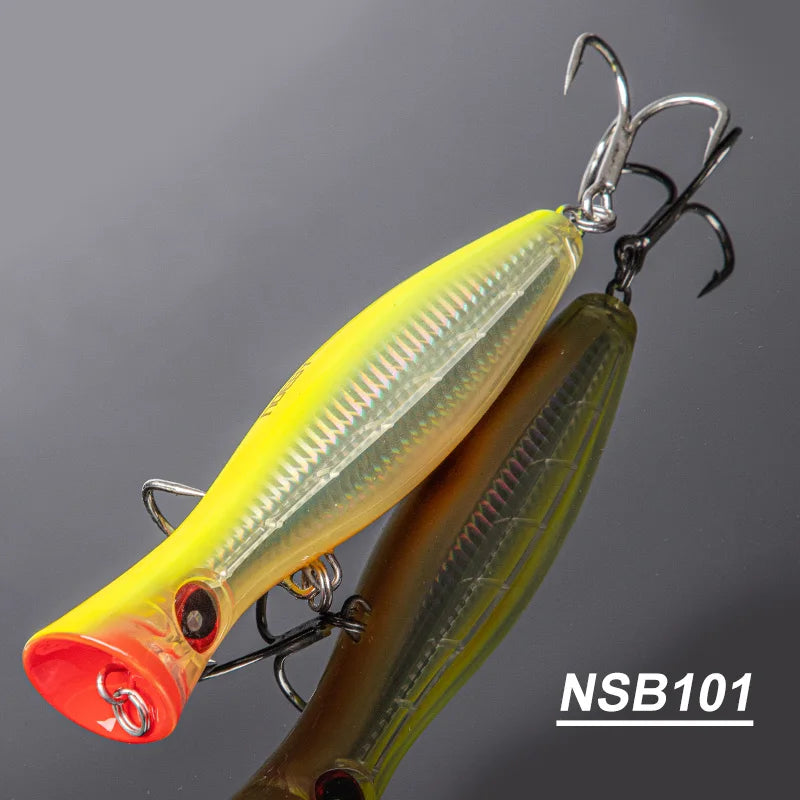 Noeby Blooper Popper Fishing Lures 120mm 43g 160mm 78g 200mm 150g Saltwater Topwater Artificial Hard Bait for GT Fishing Lure - Duke's Fishing Supply