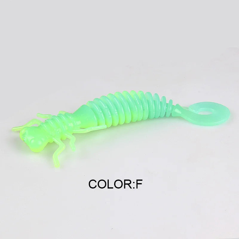 Larvae Curly Tail (Various Sizes) - Duke's Fishing Supply