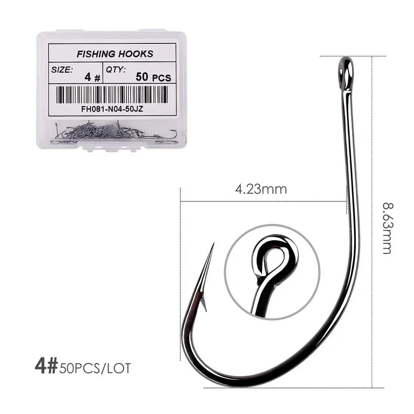 High Carbon SS Hooks - Duke's Fishing Supply