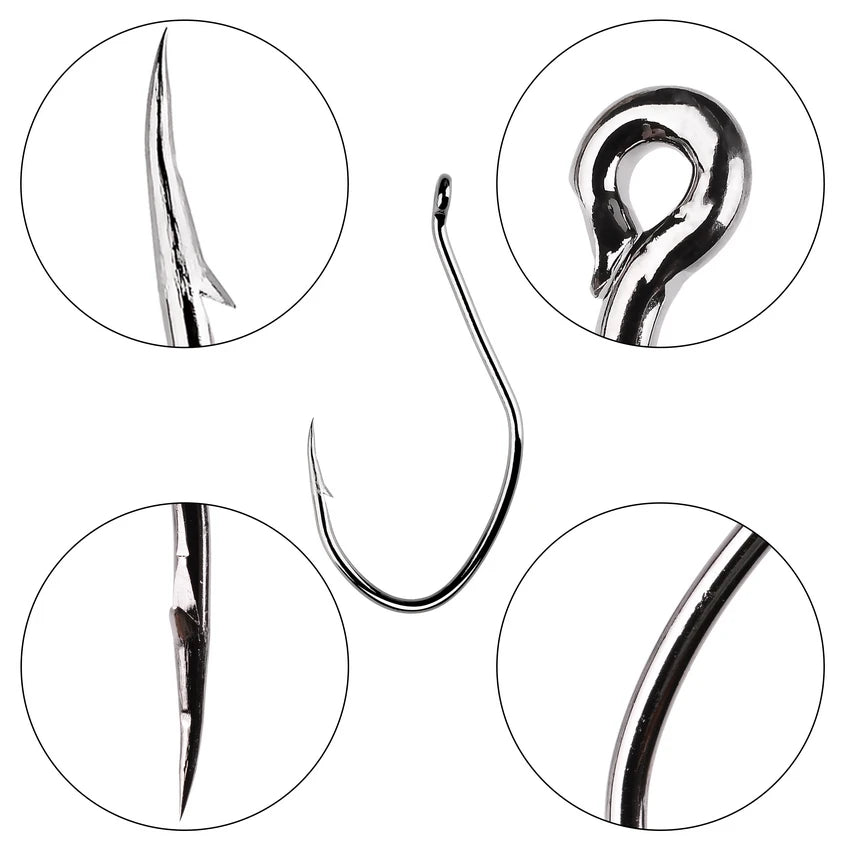 Carbon Steel Circle Hook (10/pk) - Duke's Fishing Supply