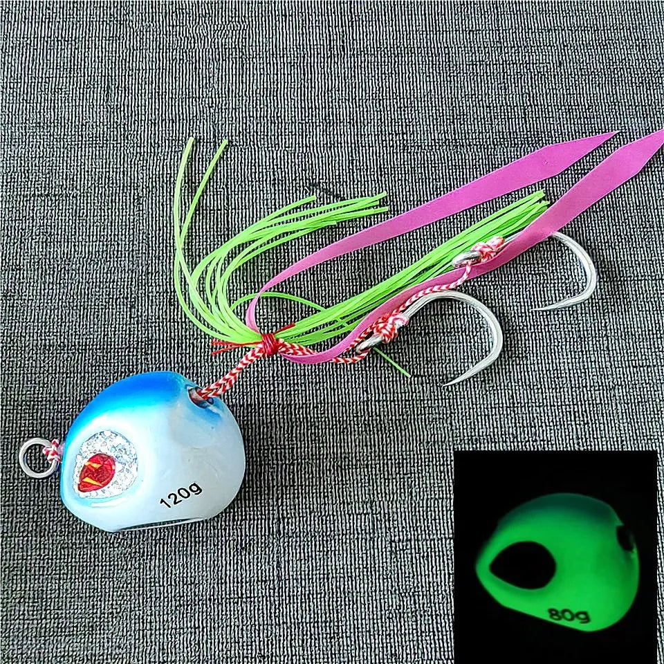 Saltwater Skirted Jighead (60-200g)