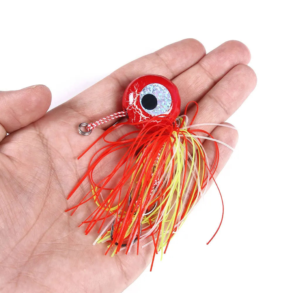 Saltwater Skirted Jighead (Various Sizes) - Duke's Fishing Supply