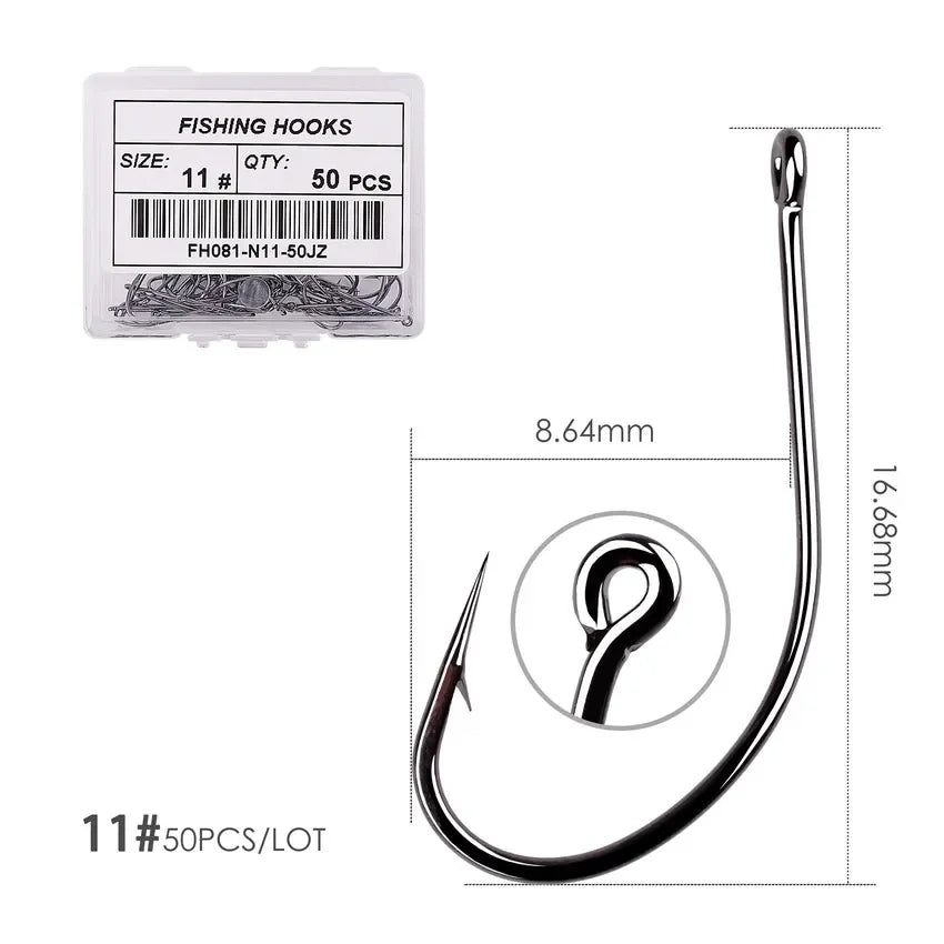 High Carbon SS Hooks - Duke's Fishing Supply