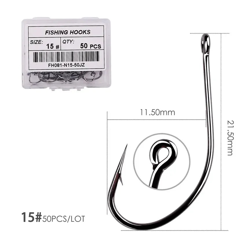 High Carbon SS Hooks - Duke's Fishing Supply
