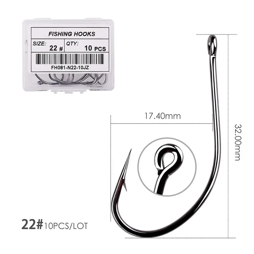 High Carbon SS Hooks - Duke's Fishing Supply