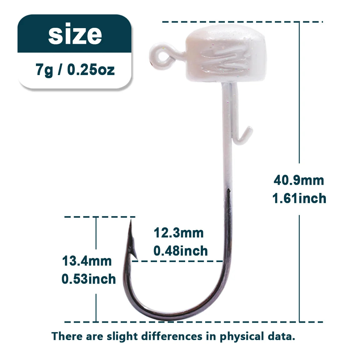 Colored Jighead (Various Sizes) - Duke's Fishing Supply