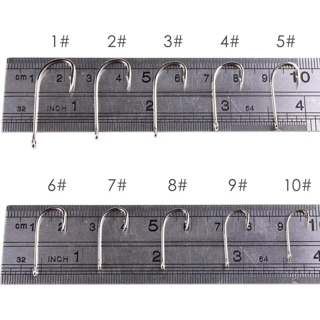 Barbed Long Shank Hooks (50/pk) - Duke's Fishing Supply