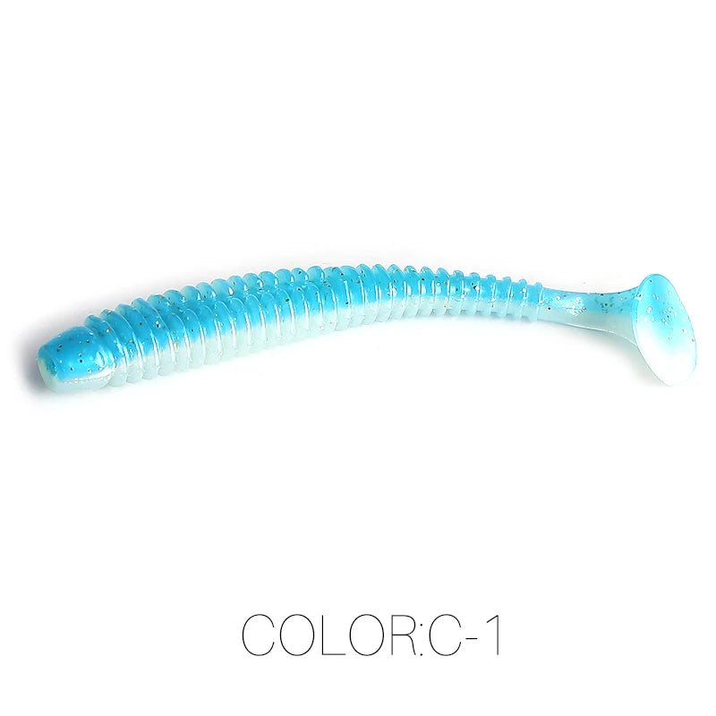 Ribbed Paddletail Swimbait - Duke's Fishing Supply