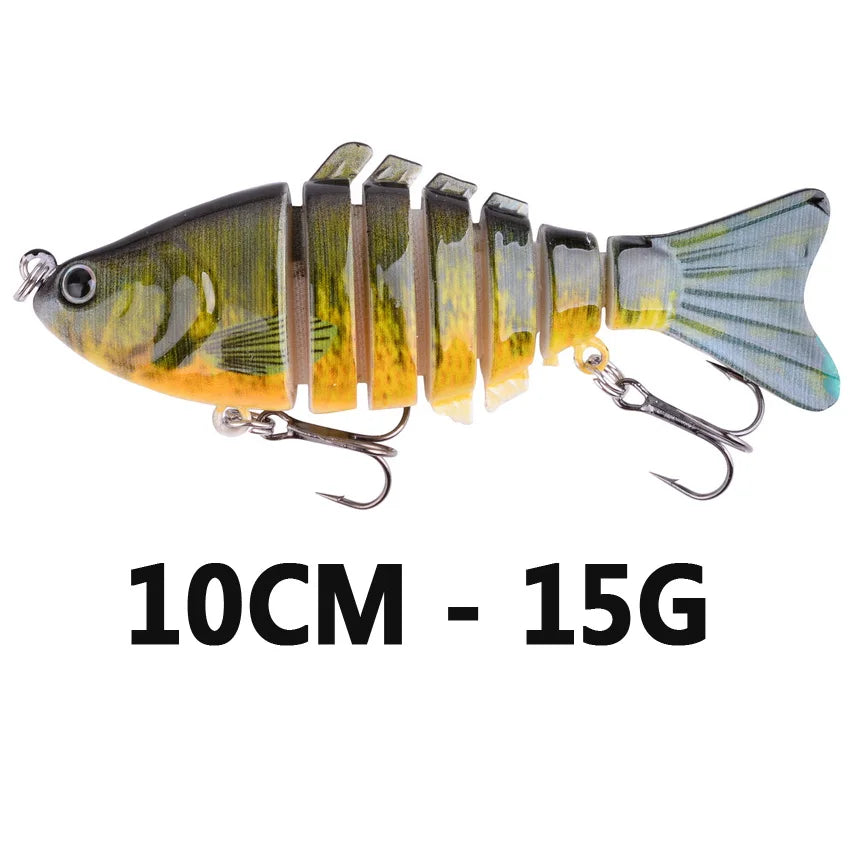 Sinking Jointed Swimbait (Various Sizes) - Duke's Fishing Supply