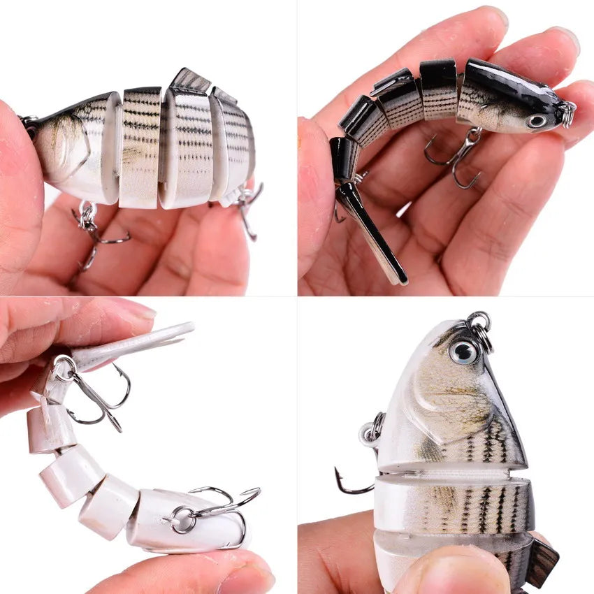 Sinking Jointed Swimbait (Various Sizes) - Duke's Fishing Supply