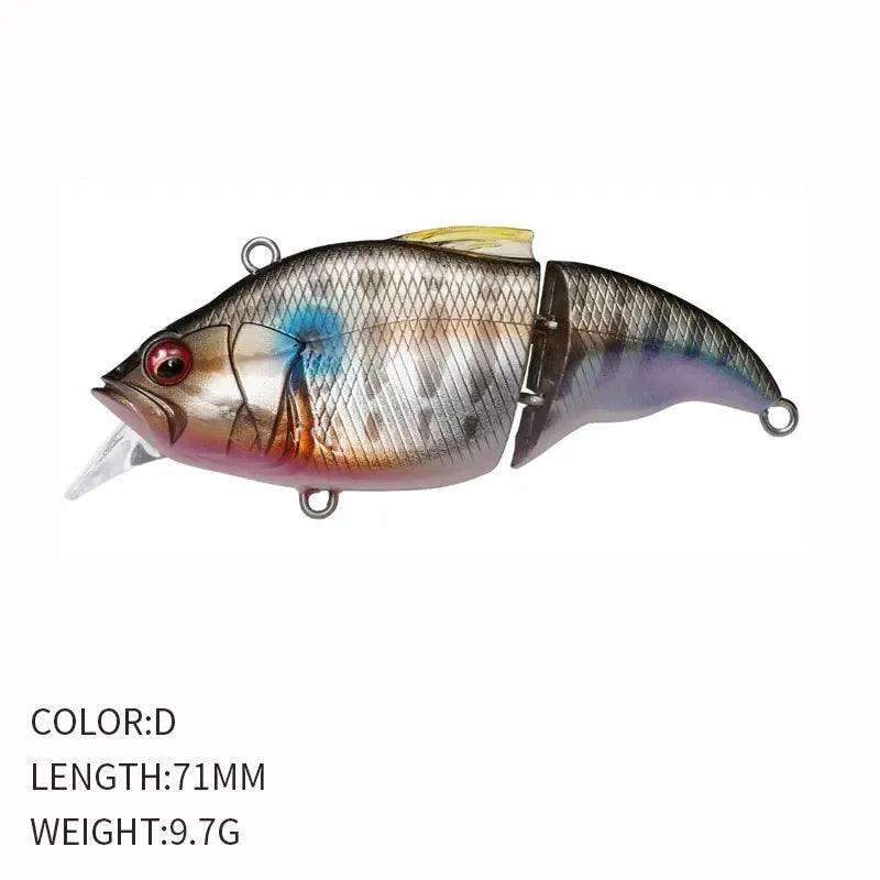 Slow Sinking Jointed Swimbait (0.3"/10g) - Duke's Fishing Supply