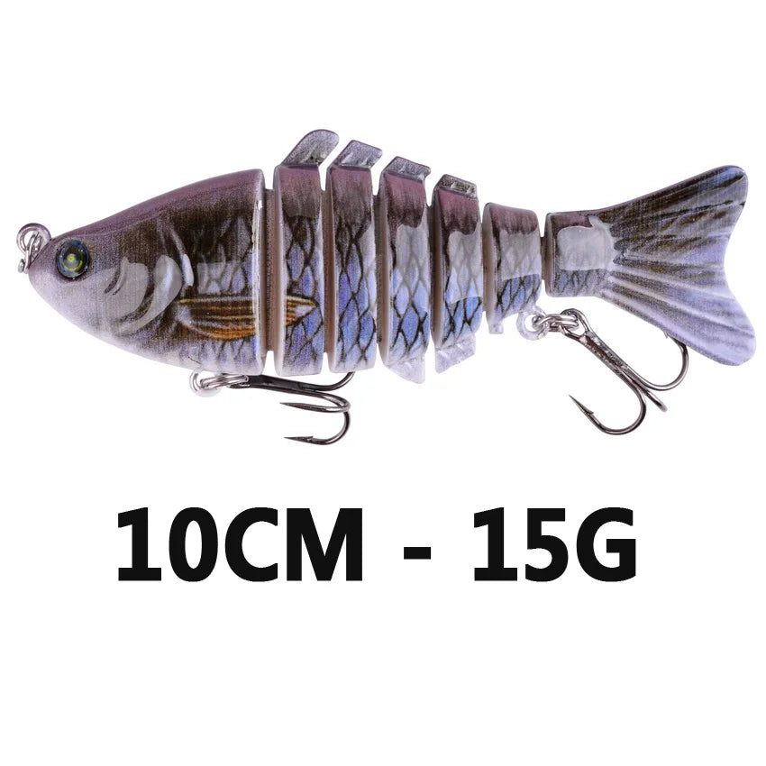 Sinking Jointed Swimbait (Various Sizes) - Duke's Fishing Supply