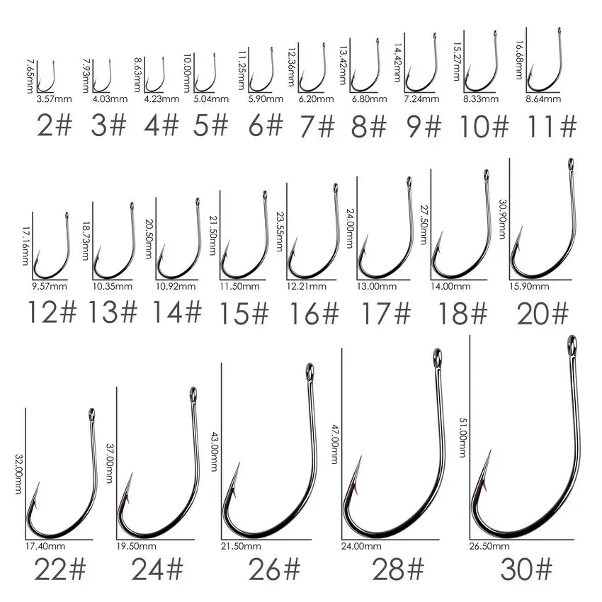High Carbon SS Hooks - Duke's Fishing Supply