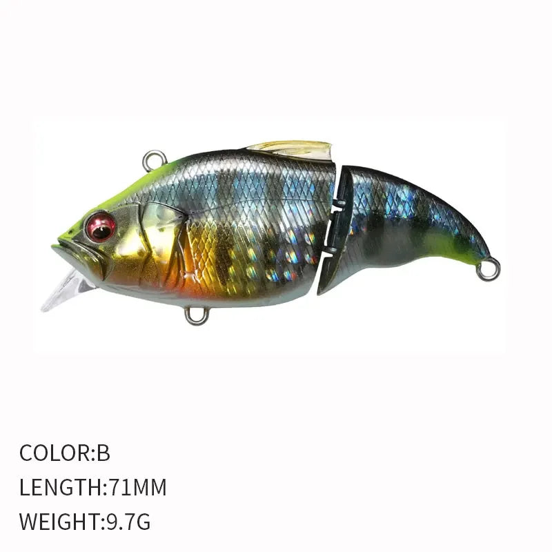 Slow Sinking Jointed Swimbait (0.3"/10g) - Duke's Fishing Supply