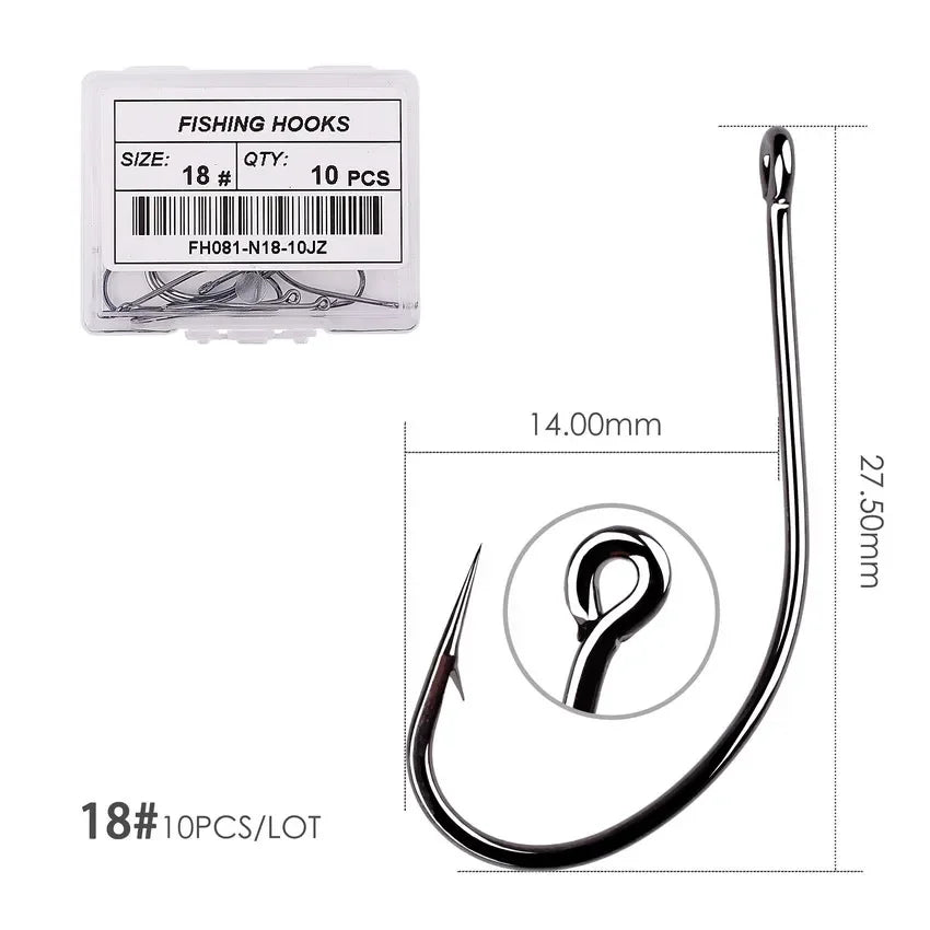 High Carbon SS Hooks - Duke's Fishing Supply