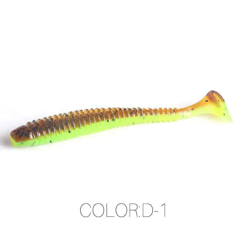 Ribbed Paddletail Swimbait - Duke's Fishing Supply