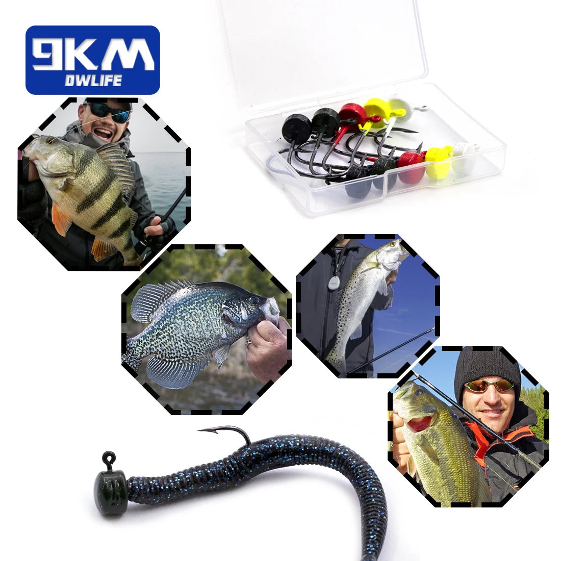 Colored Jighead (Various Sizes) - Duke's Fishing Supply