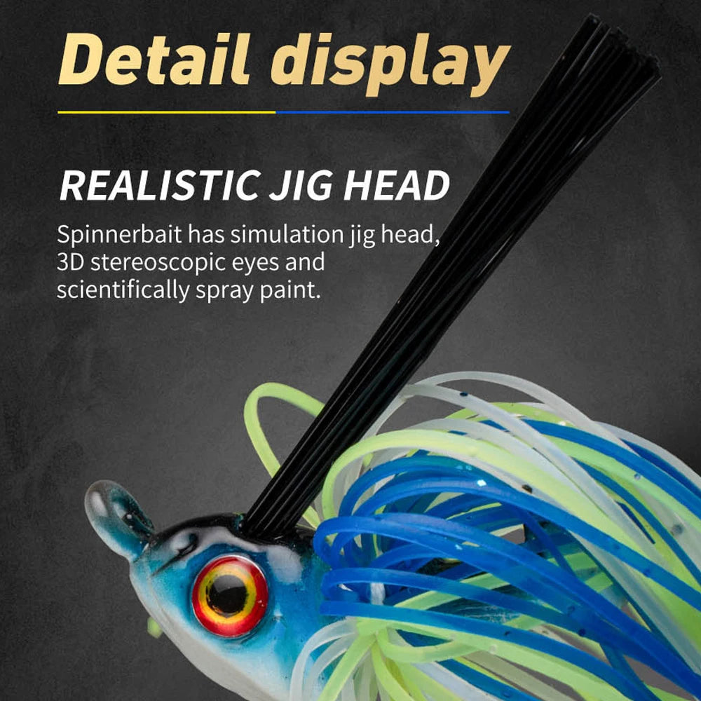 Skirted Weedless Jighead (12g/15g) - Duke's Fishing Supply