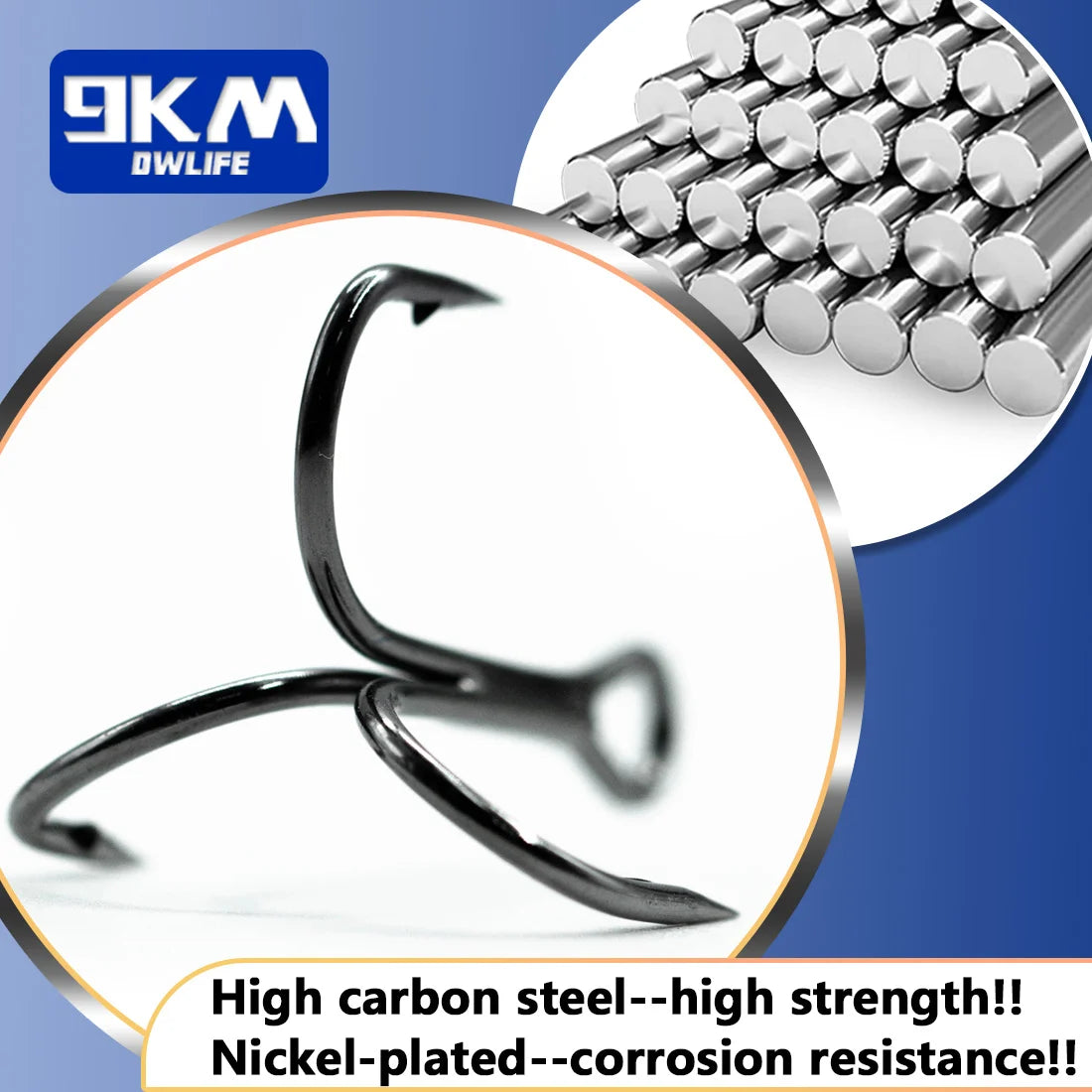High Carbon Steel Treble Hook - Duke's Fishing Supply