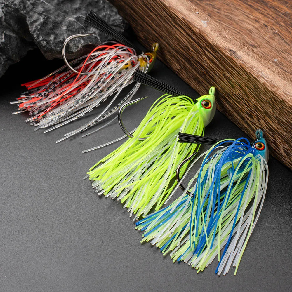 Skirted Weedless Jighead (12g/15g) - Duke's Fishing Supply