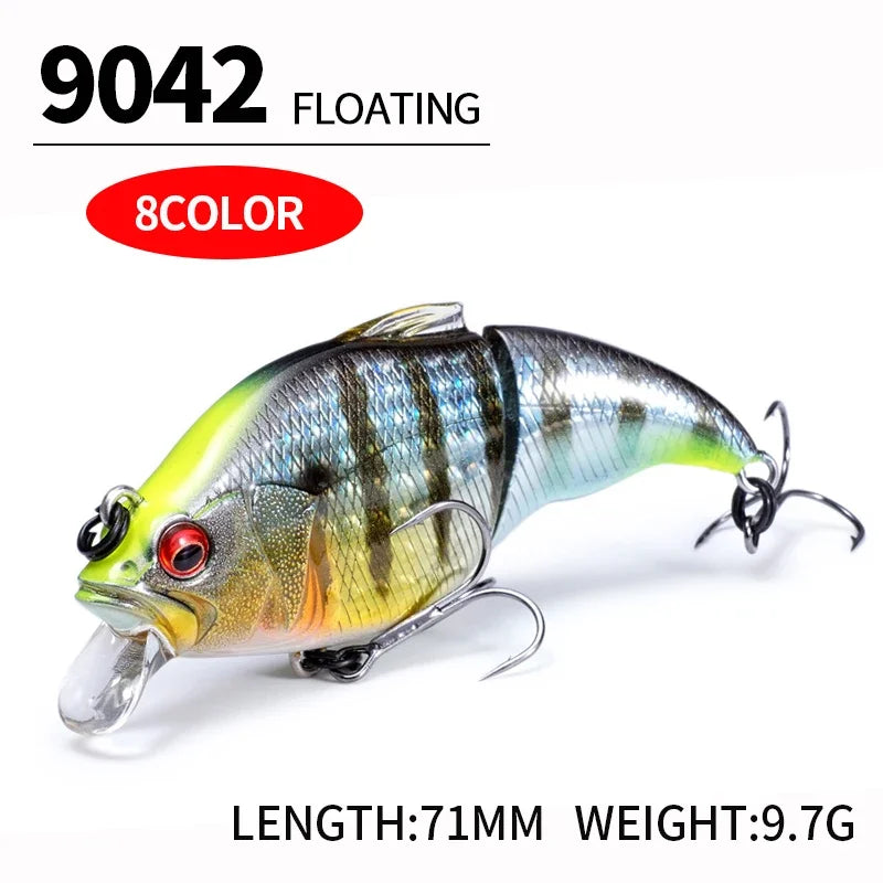 Slow Sinking Jointed Swimbait (0.3"/10g) - Duke's Fishing Supply