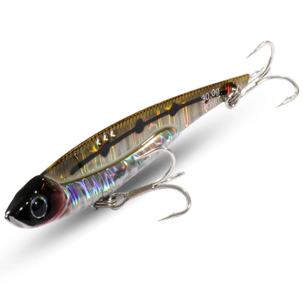 GOBAIT VIB Fishing Lure 20g 25g 30g Metal Jig Sinking Blade Hook Spinner Spoon Cast VIBRATION Carbon Steel Tackle Hard Bait - Duke's Fishing Supply
