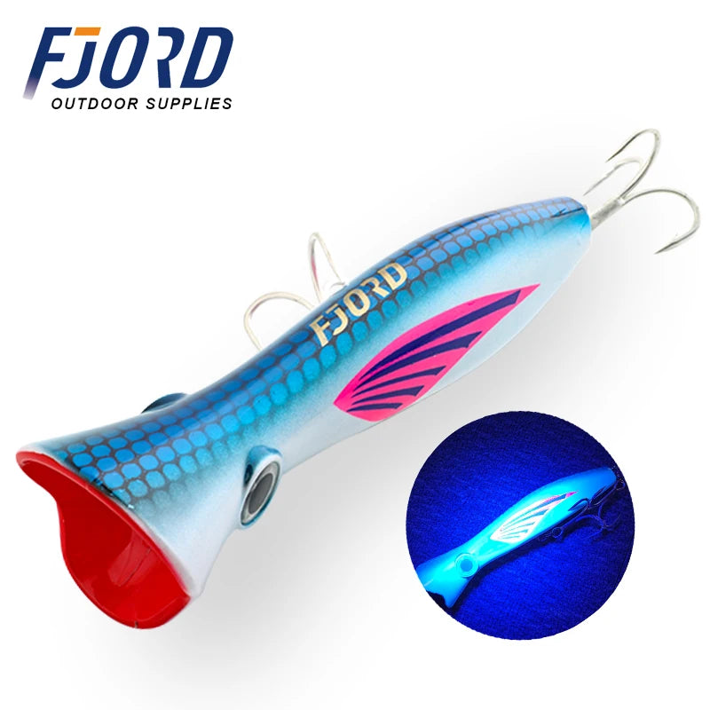 Premium Saltwater Popper (6.5"/82g) - Duke's Fishing Supply