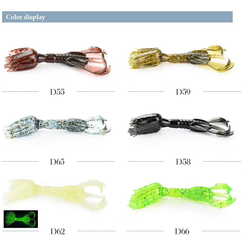Skirted Craw Soft Plastic (3.2"/5G/10pcs) - Duke's Fishing Supply