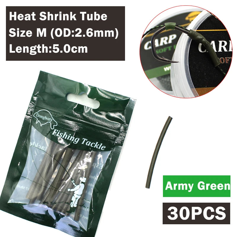 Carp Leader Material (Line/Hook/Heat Shrink) - Duke's Fishing Supply