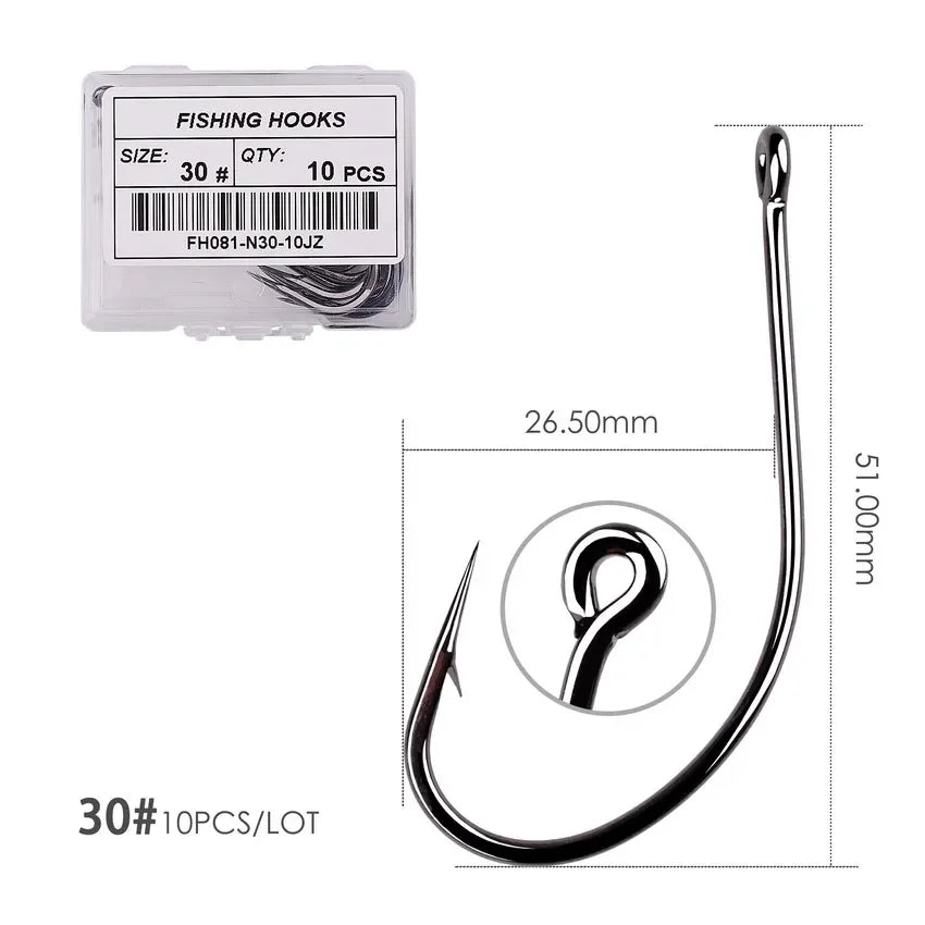 High Carbon SS Hooks - Duke's Fishing Supply