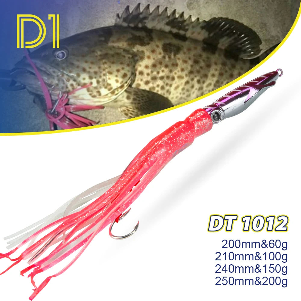 Skirted Squid Jig (100-200g) - Duke's Fishing Supply