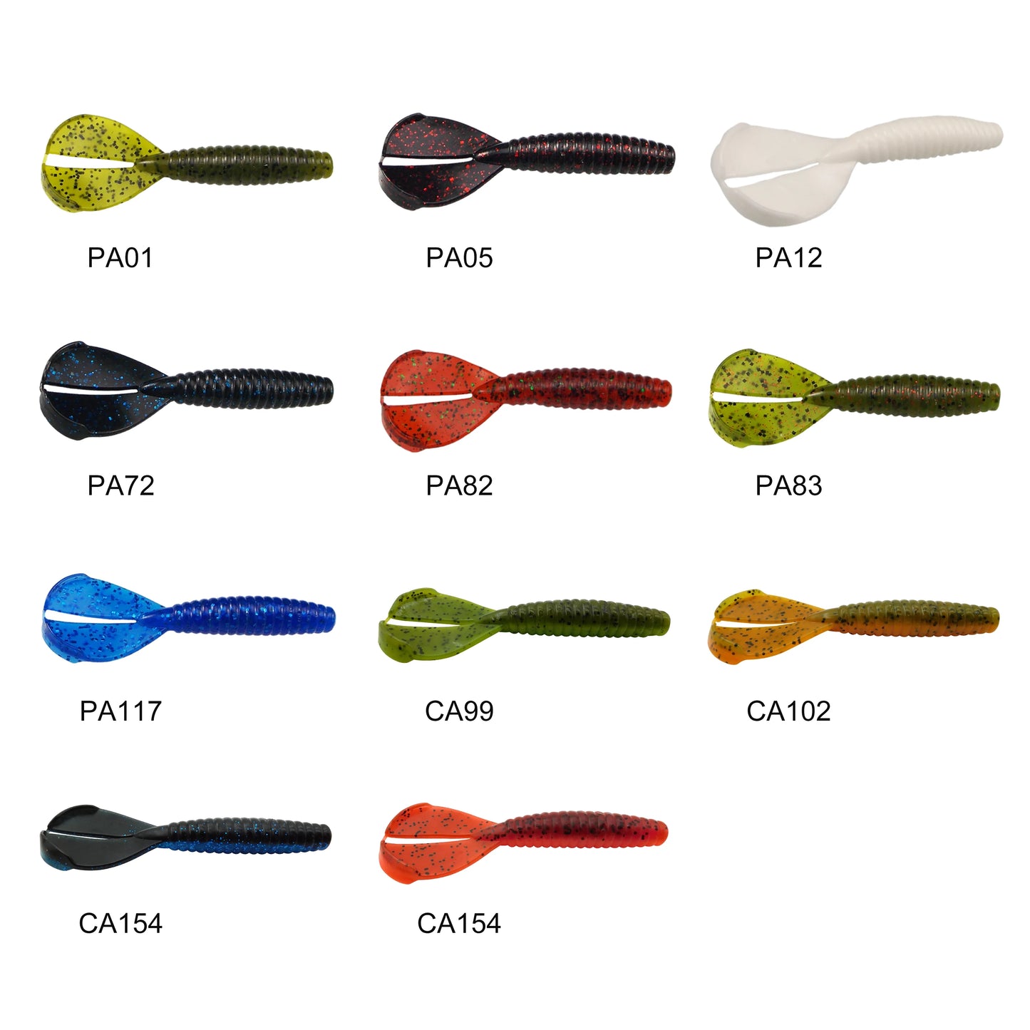 Twin Tail Craw Soft Plastic Lure - Duke's Fishing Supply