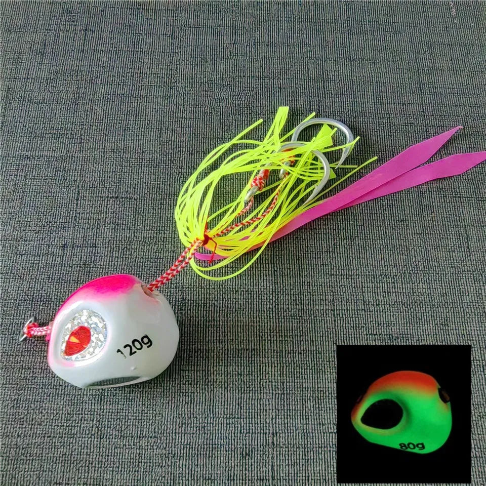Saltwater Skirted Jighead (60-200g)