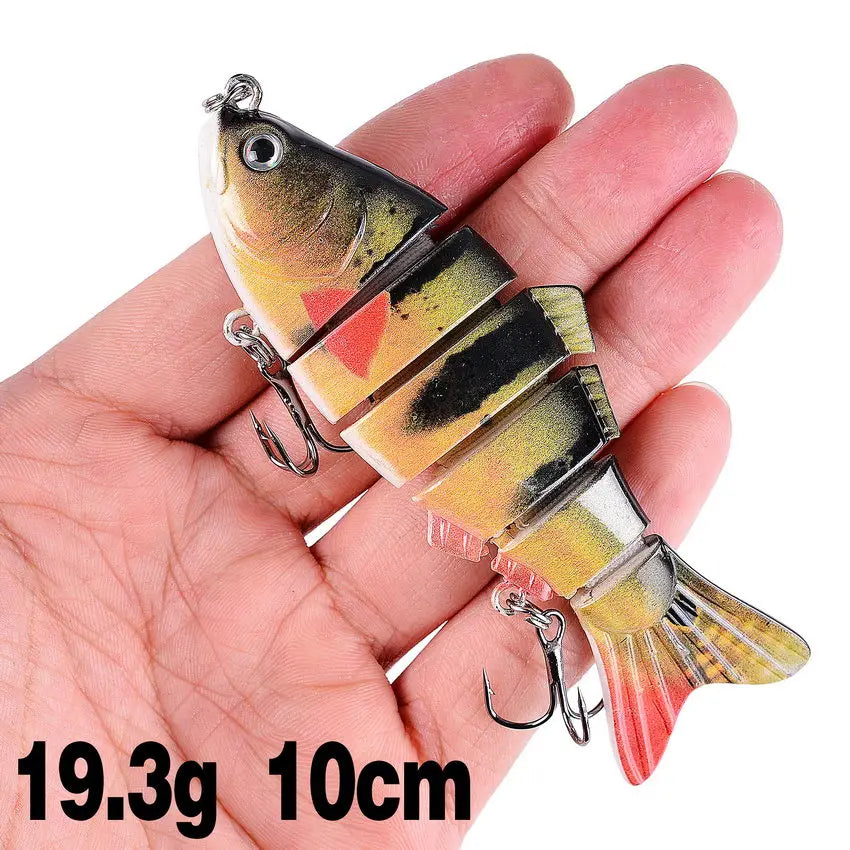 Sinking Jointed Swimbait (Various Sizes) - Duke's Fishing Supply