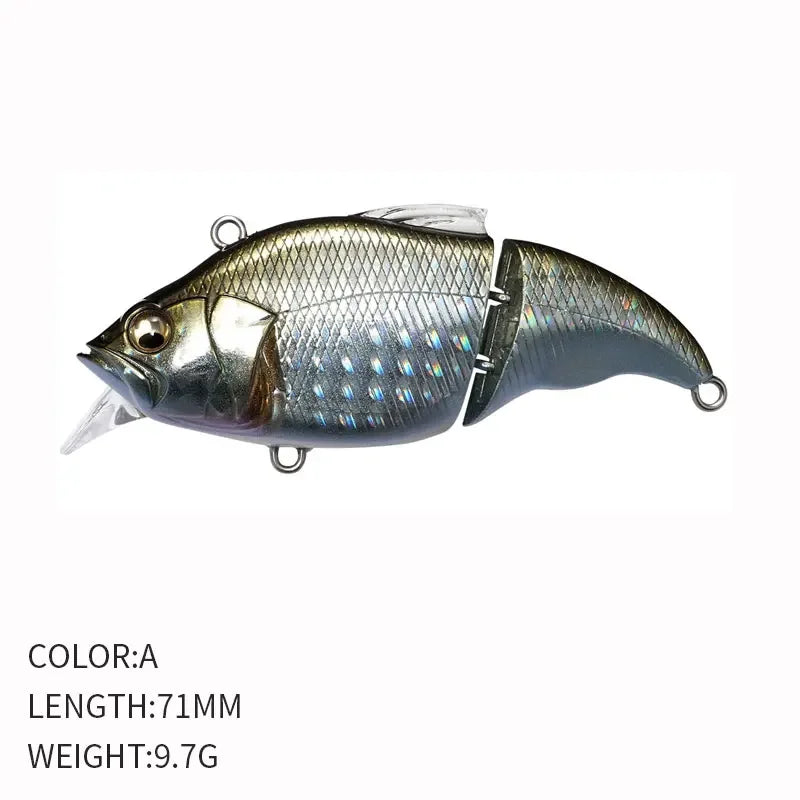 Slow Sinking Jointed Swimbait (0.3"/10g) - Duke's Fishing Supply
