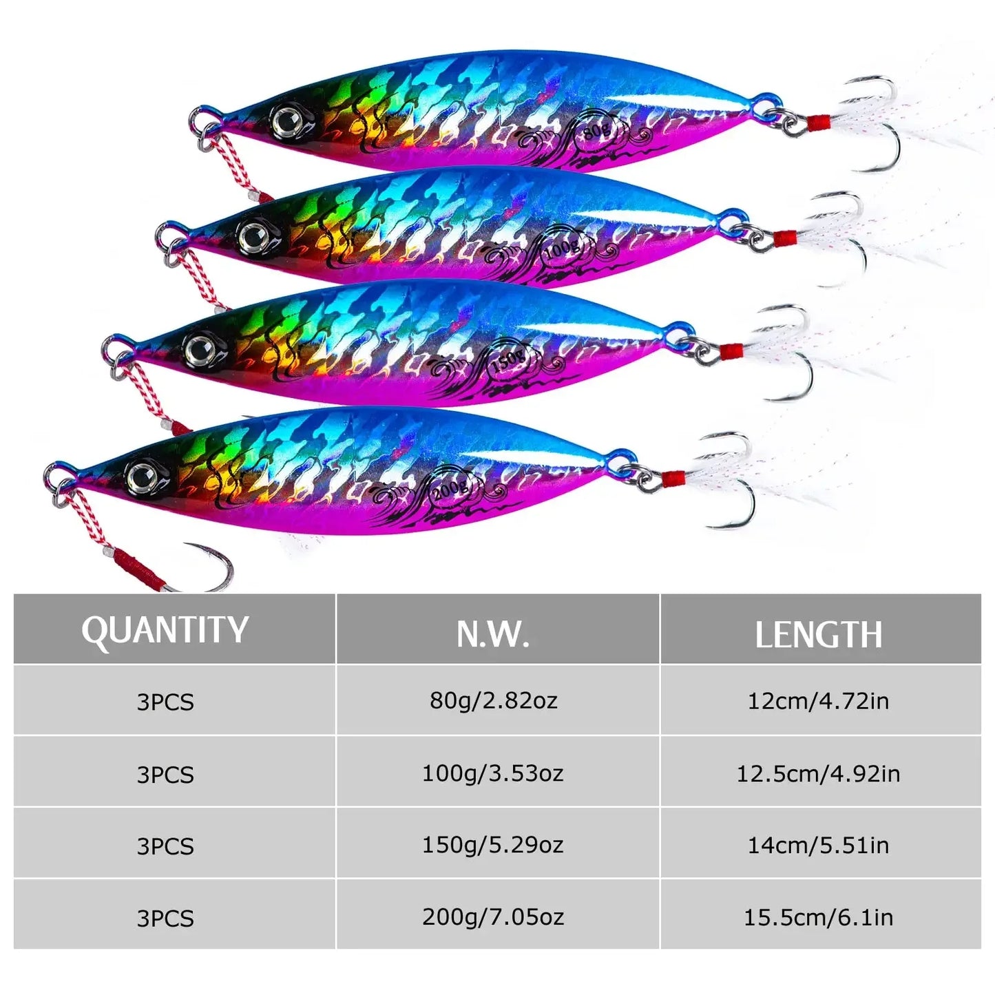 Slow Pitch Jig (3-Pack)