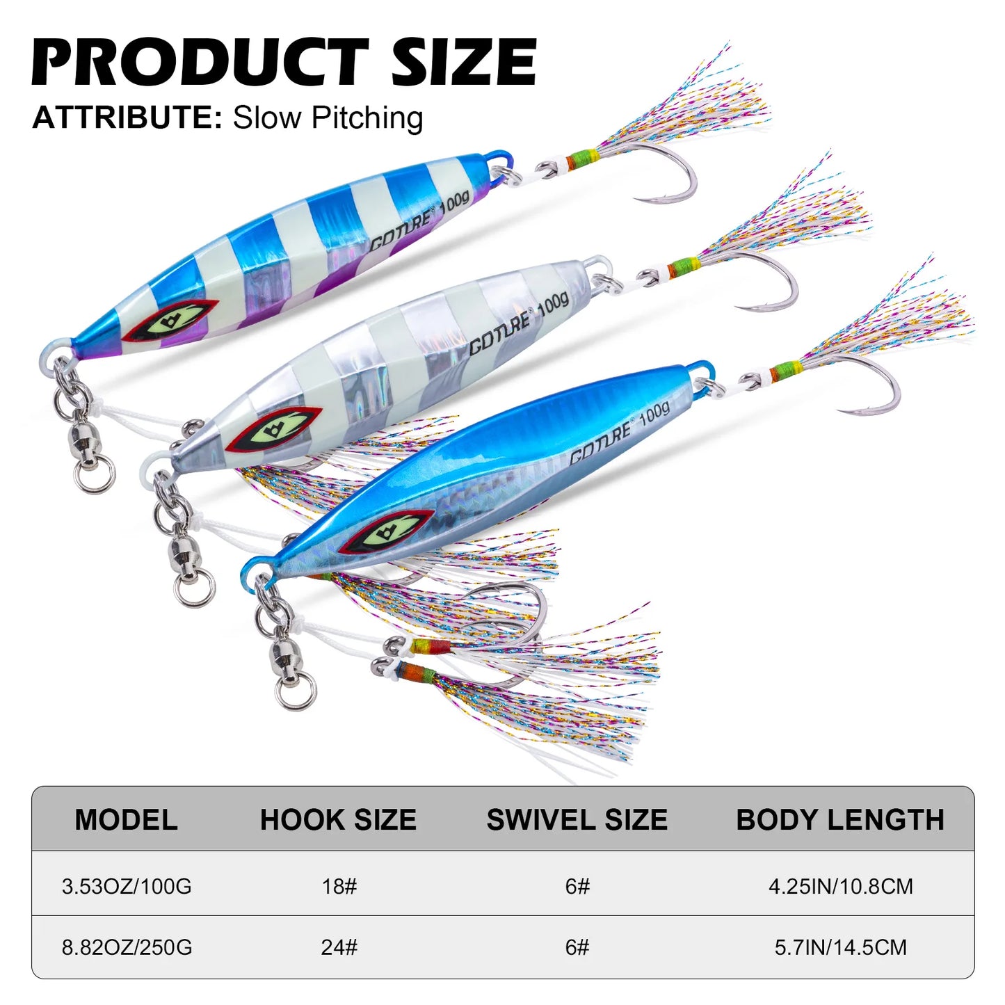 Slow Pitch Jig (Glow in the Dark)
