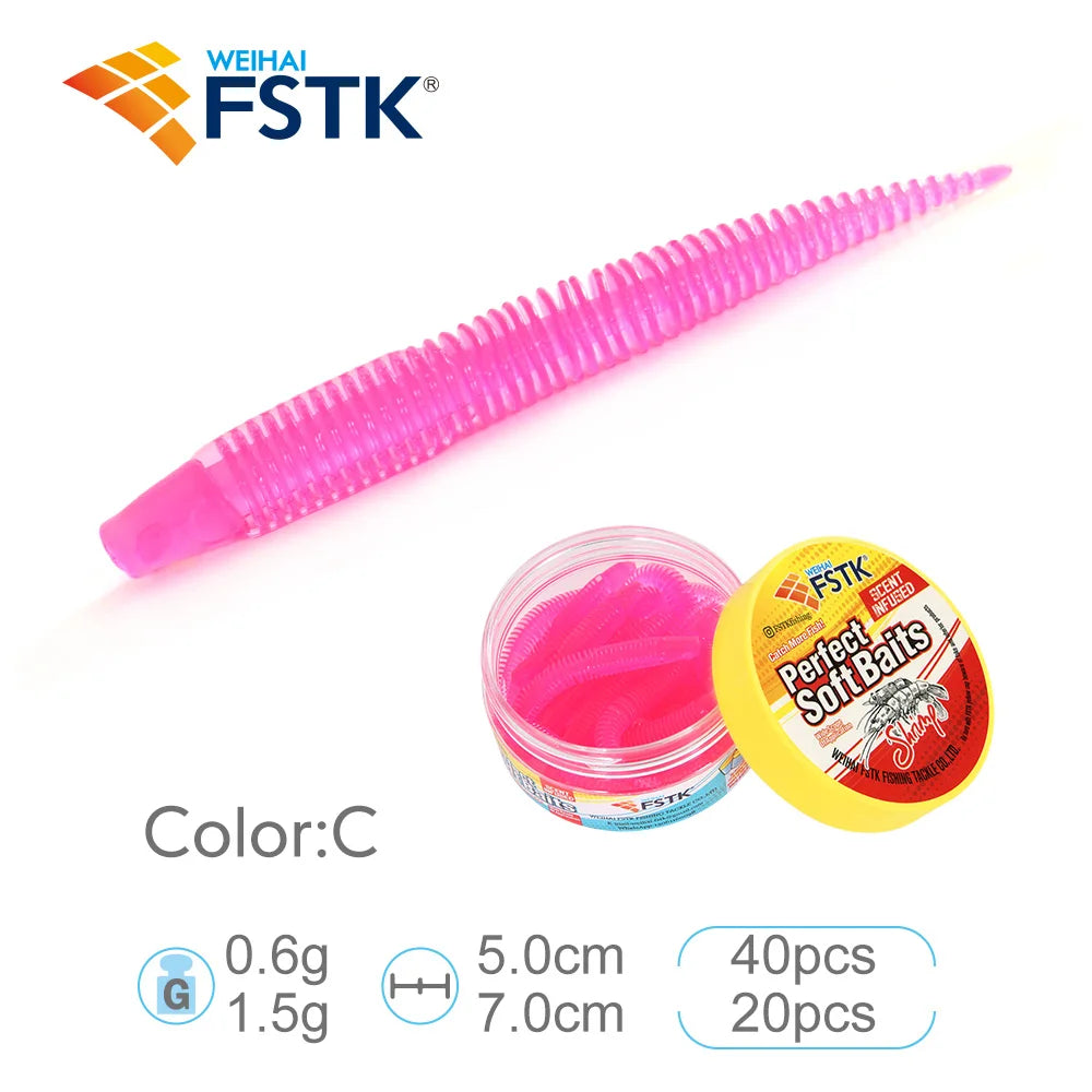Scented Soft Plastic Wormtail (Various Sizes) - Duke's Fishing Supply