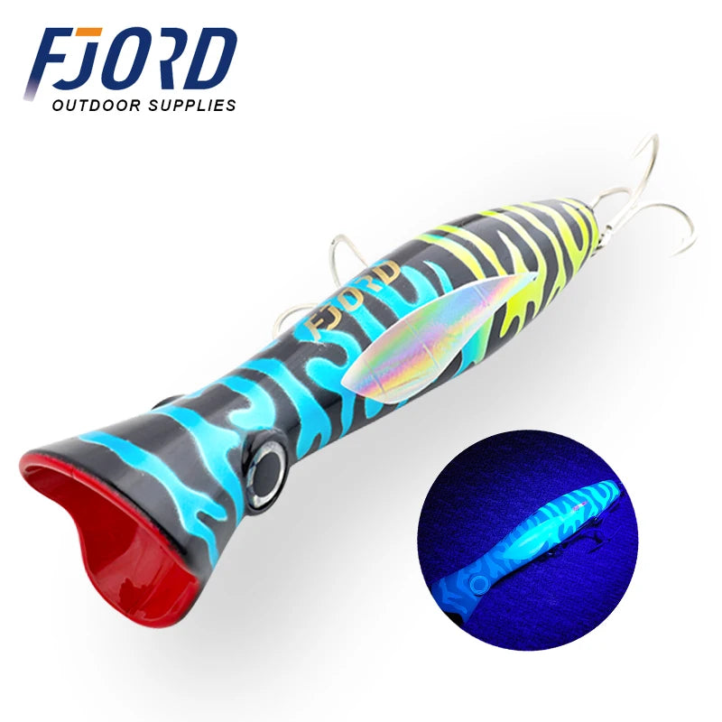 Premium Saltwater Popper (6.5"/82g) - Duke's Fishing Supply