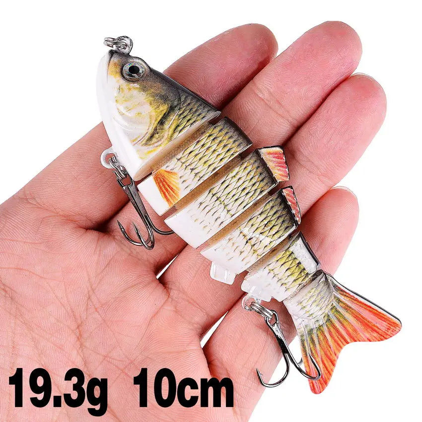 Sinking Jointed Swimbait (Various Sizes) - Duke's Fishing Supply