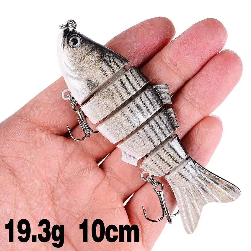Sinking Jointed Swimbait (Various Sizes) - Duke's Fishing Supply