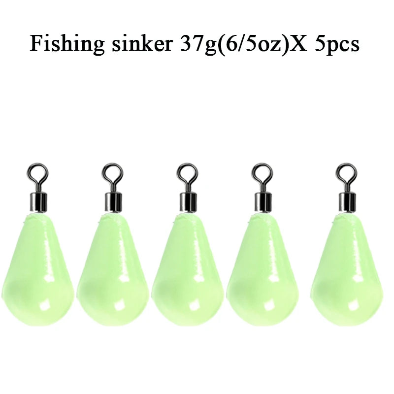 Glow-in-the-Dark Dropshot Sinker - Duke's Fishing Supply