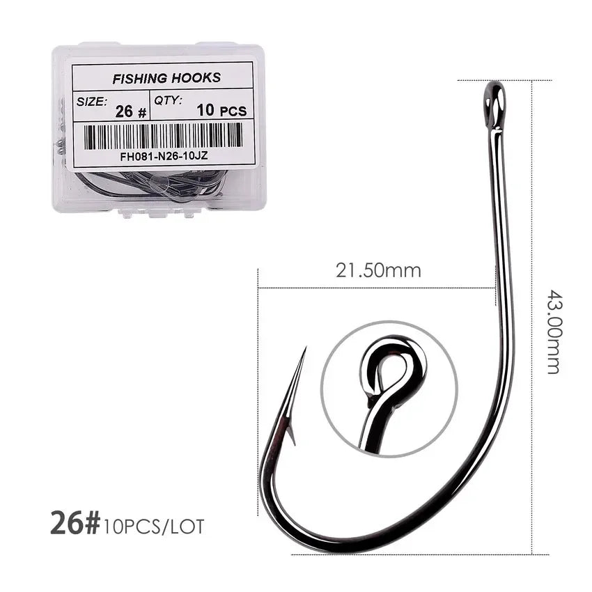 High Carbon SS Hooks - Duke's Fishing Supply